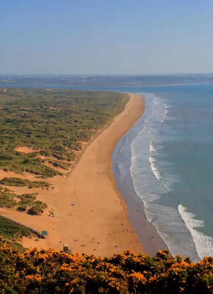 Saunton Sands Côte nord du Devon près de Croyde Angleterre Royaume-Uni en été — Photo