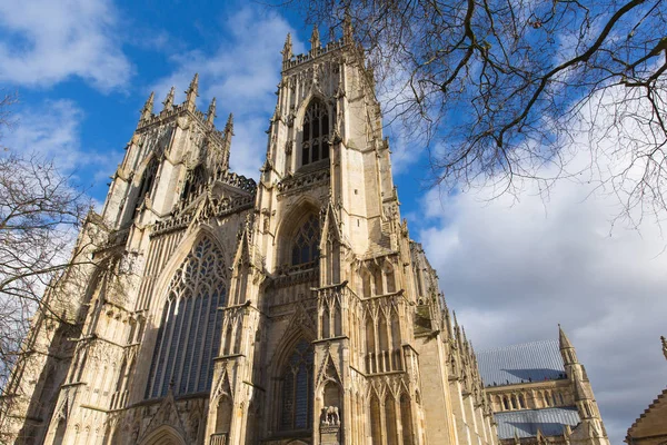 York Minster York Inglaterra Catedral histórica y atracción turística del Reino Unido — Foto de Stock