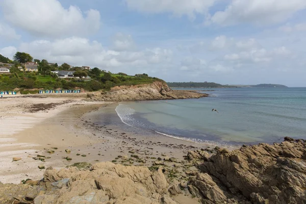 Swanpool Falmouth Cornwall Inglaterra Reino Unido situado entre Maenporth y Gyllyngvase — Foto de Stock