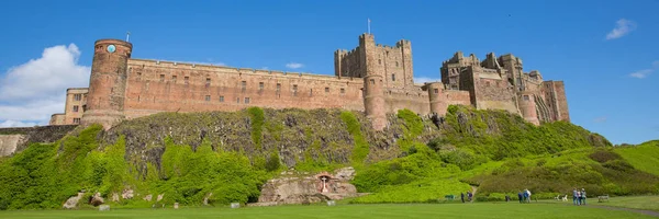 Mittelalterliche Burg Nordostengland UK Panoramablick — Stockfoto