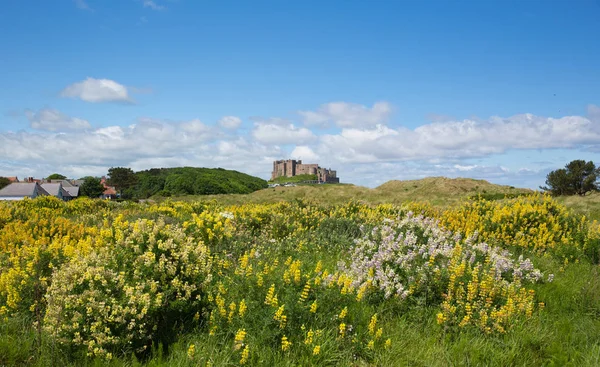 Bamburgh Castle Northumberland England UK — Stock Photo, Image