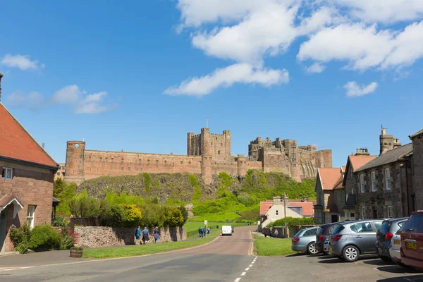Bamburgh Castle Northumberland Inghilterra Regno Unito Giugno 2017 Lunedì Giugno — Foto Stock