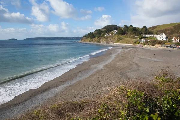 Seaton Cornwall Con Vista Hacia Looe England — Foto de Stock