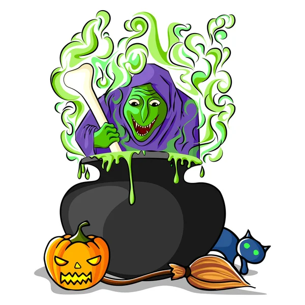 Happy Halloween ünnep háttere — Stock Vector