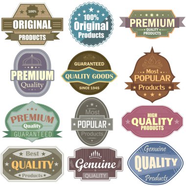 Premium Kalite etiketi etiket etiket reklam için