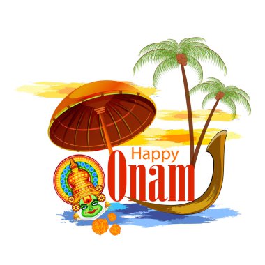 Mutlu Onam Festivali arka plan