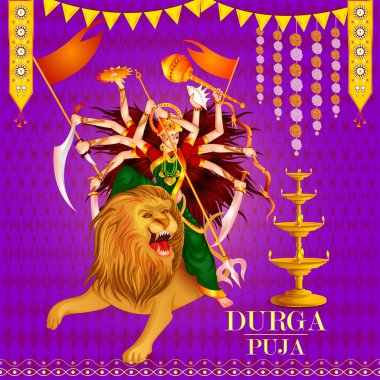 Hindistan bayramı Dussehra 'nın Durga Puja festivali geçmişi kutlu olsun.