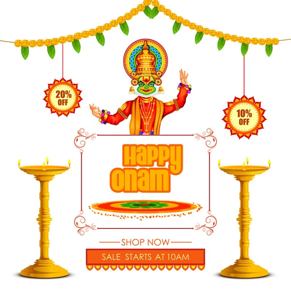 Mutlu Onam büyük alışveriş satış reklam arka plan