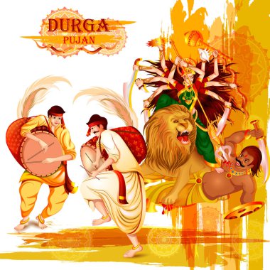 Hindistan bayramı Dussehra 'nın Durga Puja festivali geçmişi kutlu olsun.