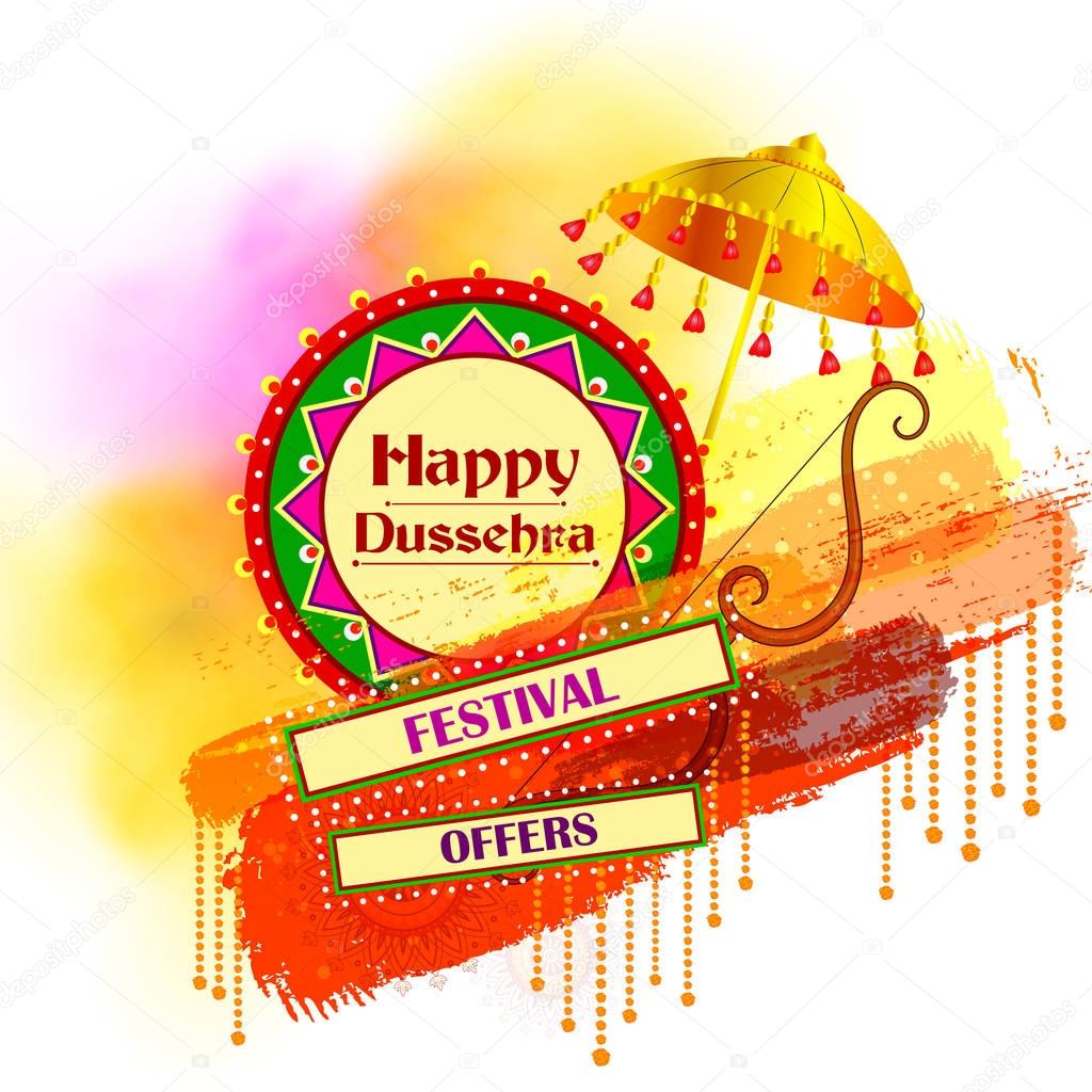 Bow and Arrow on Happy Dussehra shopping sale offer