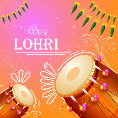 Mutlu Lohri tatil Punjab India Bayramı