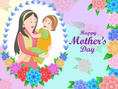 Anneler Günü 'nüz kutlu olsun. Anne ve çocuğunuzun sevgi ve sevgi dolu bir ilişkisi var.