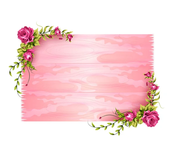 Printemps fleur fraîche en fond d'affiche bannière florale — Image vectorielle