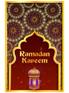 Ramazan Kareem İslam Camii ile Ramazan arkaplanını selamlıyor