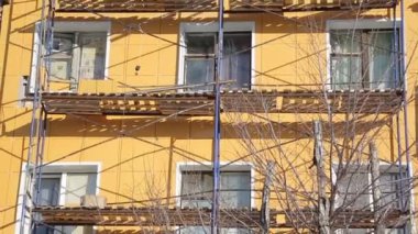 Konut ısınma. Bina, izolasyon ve kaplama cephe evin dış onarım çalışmaları