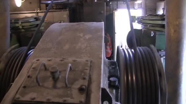 Knooppunten Onderdelen Werkingsmechanismen Van Graafmachine Het Mechanisme Van Een Graafmachine — Stockvideo