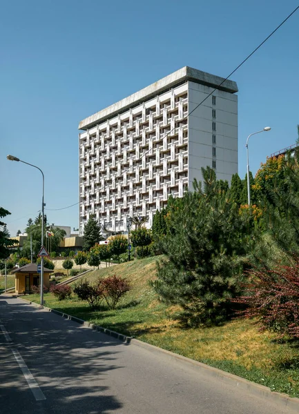 Pyatigorsk Rusia Junio 2019 Sanatorium Rodnik Soviet Modernism Era Brutalism — Foto de Stock