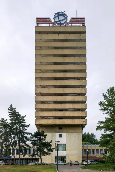 Pyatigorsk Rosja Czerwca 2019 Hotel Intourist Budynek Sowieckiego Brutalizmu Epoki — Zdjęcie stockowe