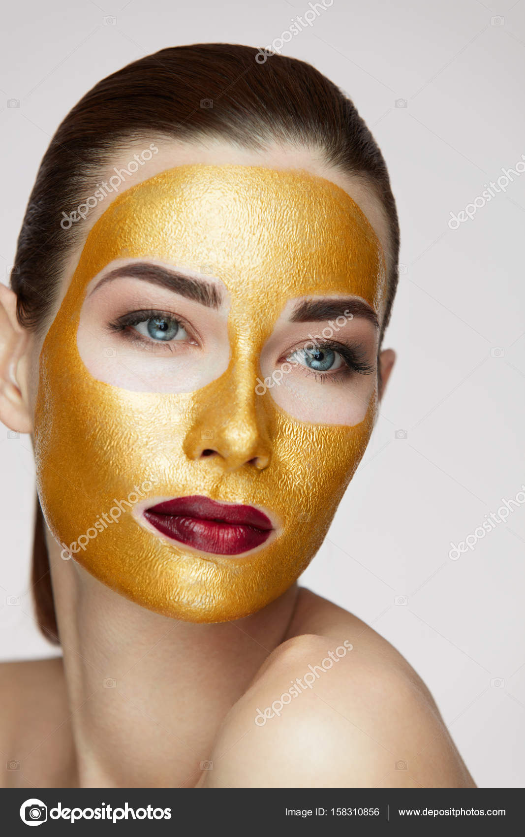 Beautiful Woman Face Mask