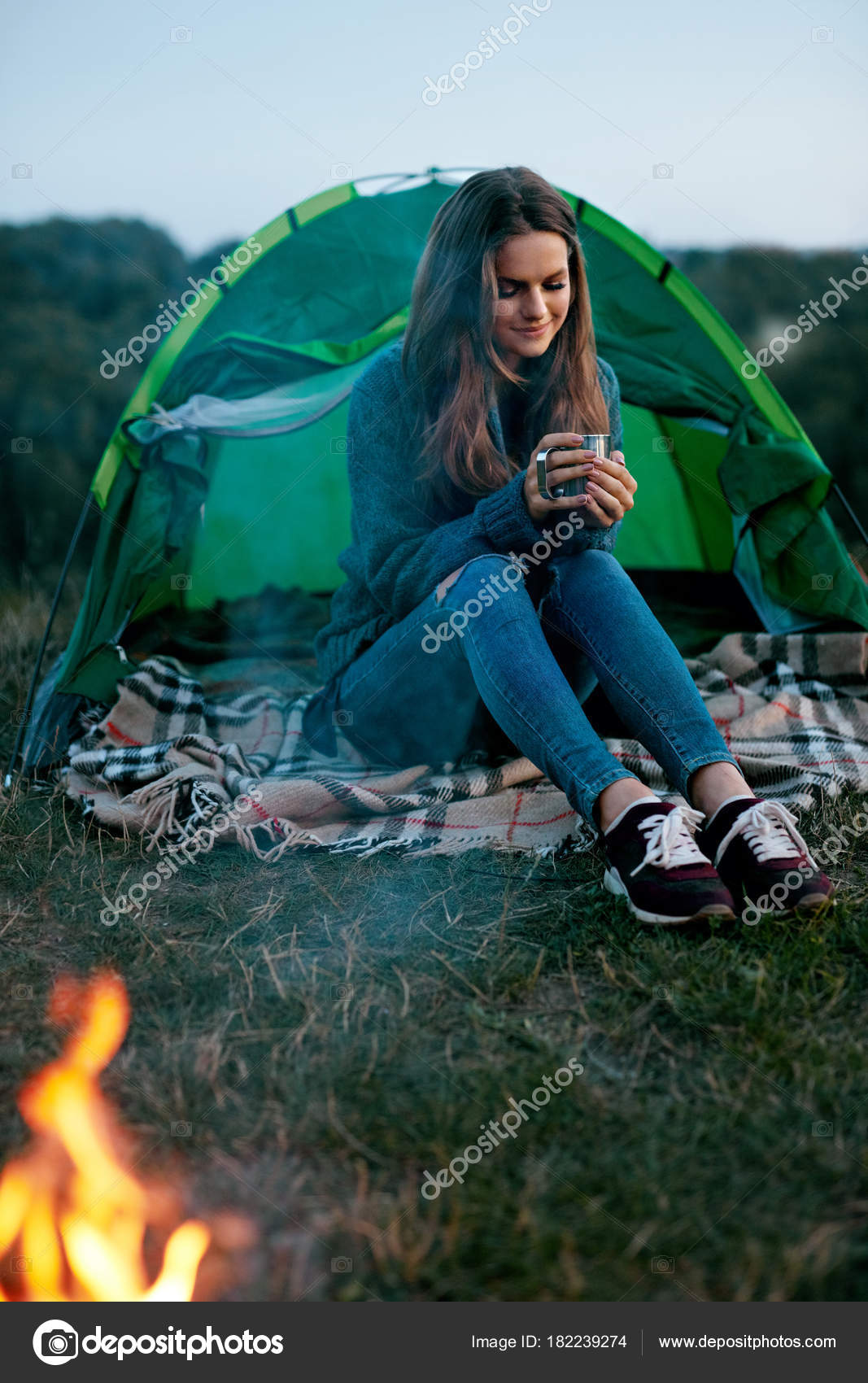 Women camping 2024