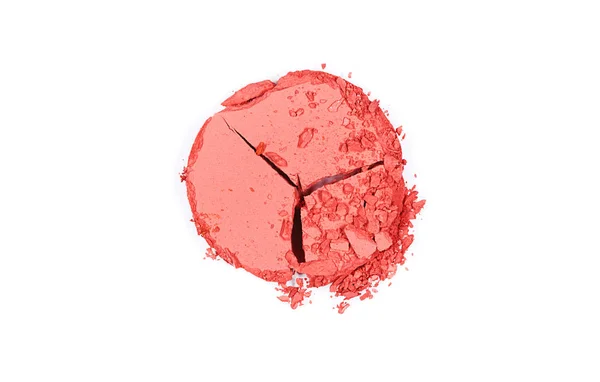 Crushed Pink Blush. Cosmetics Products For Makeup — Stock Photo, Image