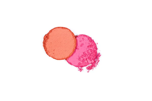 Paleta de blush esmagado colorido — Fotografia de Stock