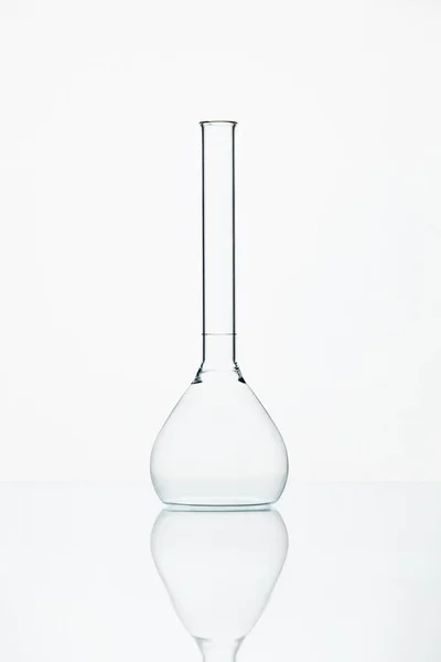 Laboratory Supplies. Transparent Glass On White Background — Stock Photo, Image