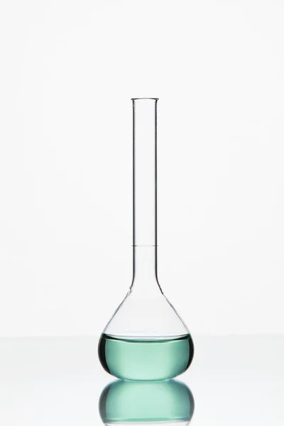 Laboratory Equipment. Glass With Colorful Liquid — Stock Photo, Image