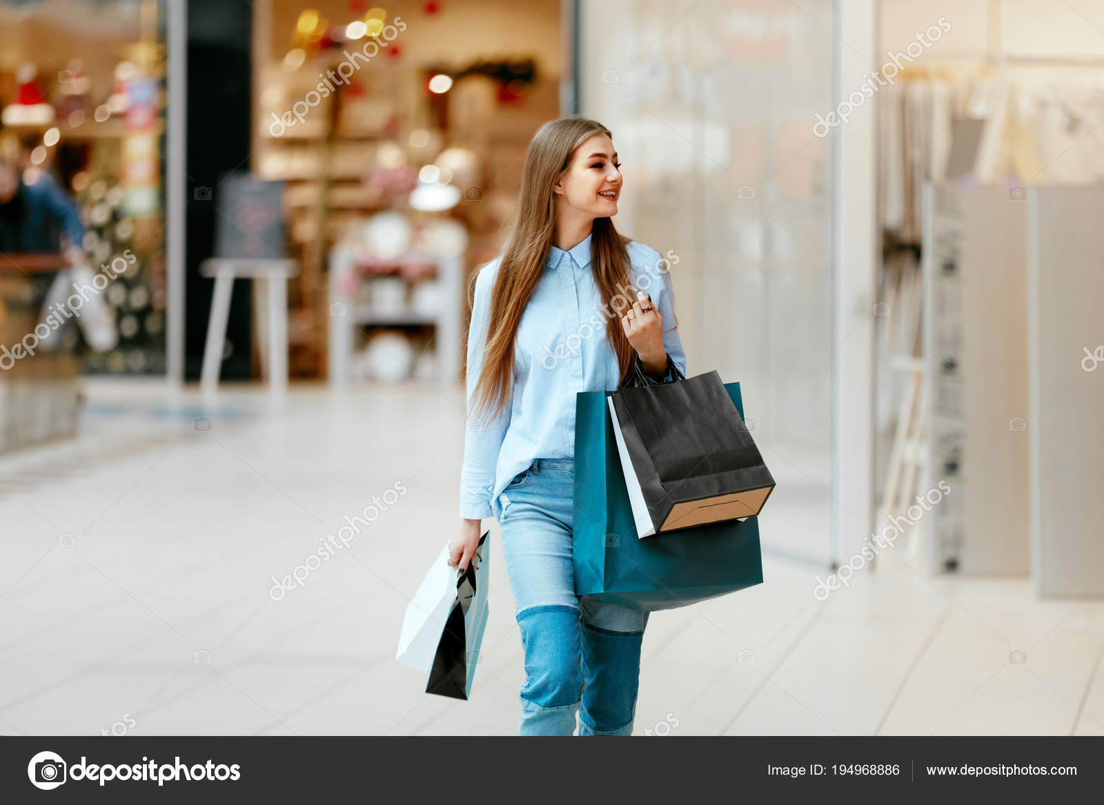 shopping female