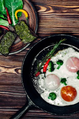 Kızartma tavasında yumurta