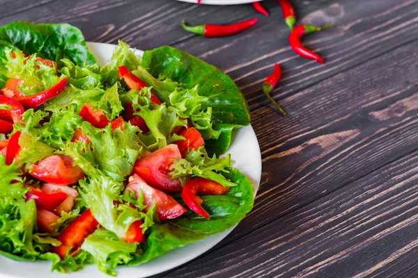 Taze sebze salatası