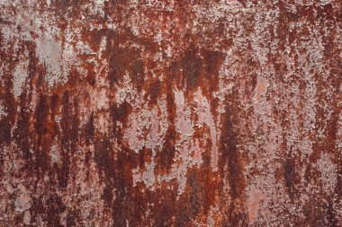 eski paslı metal bir parça