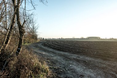 bir avcı ve köpeği