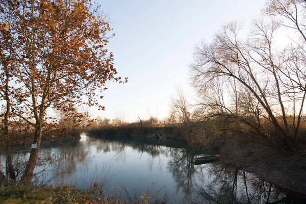 这条河的秋天 — 图库照片