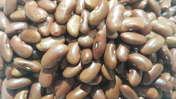 Frijoles Kidenry: Vista de cerca de frijoles rojos sin cocer — Foto de Stock