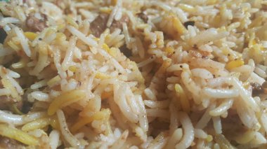 Basmati Pirinç Pulao ya da Chana ile sebzeli, ya da sebze pirinç çanak