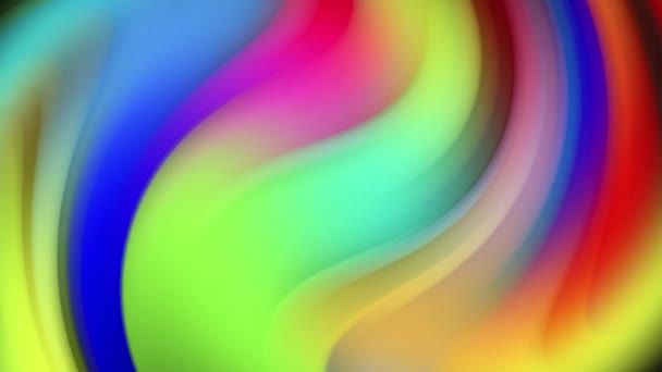 Dynamic Abstract Background Animation Gradient Color Liquid Dynamic Futuristic Shapes — Stock Video