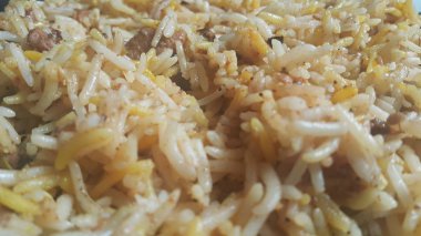 Basmati Pirinç Pulao ya da Chana ile sebzeli, ya da sebze pirinç çanak