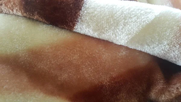 Κοντινό πλάνο μακρο με πολύχρωμη μαλακή κουβέρτα — Φωτογραφία Αρχείου