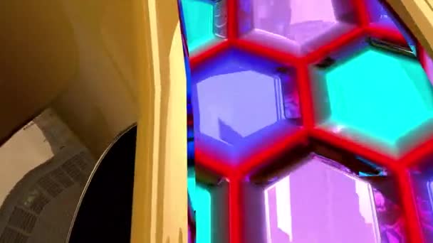 Animation texte brillant de 2020 "avec fond brillant. Luxe animation de fond de nouvelle année 2020 ."