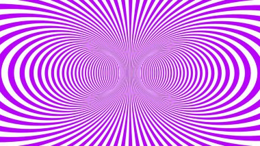 Mor çizgili hipnotik psychedelic illüzyon arka plan.