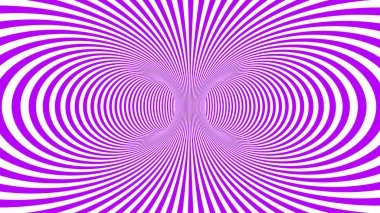 Mor çizgili hipnotik psychedelic illüzyon arka plan.