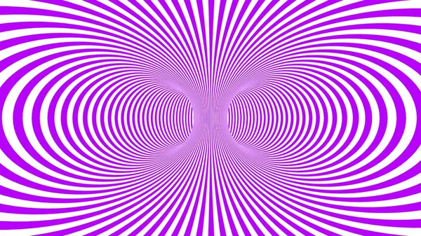 Гипнотический психоделический фон с фиолетовыми полосками . Стоковое Фото
