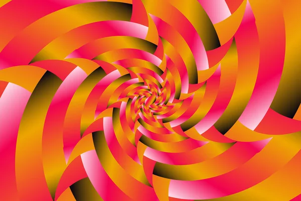 Infinite geometry fractal background of spiral jigsaw puzzle