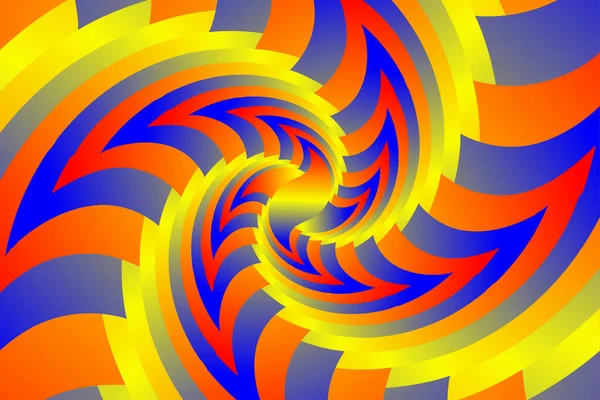 Oändlig geometri fraktal bakgrund av spiral pussel — Stockfoto