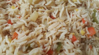 Basmati pirinç pilav veya bezelye veya sebze pirinç yeşil bezelye da matar pulao arka planı olarak bilinen kullanarak pulav