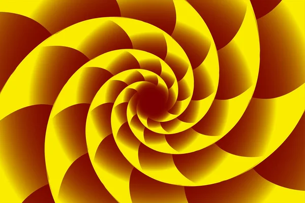 Fractal illustration for meditation and decoration wallpaper. Spiral background design for textile, wallpaper and interior decorations. Infinite geometry fractal background of spiral jigsaw puzzle.