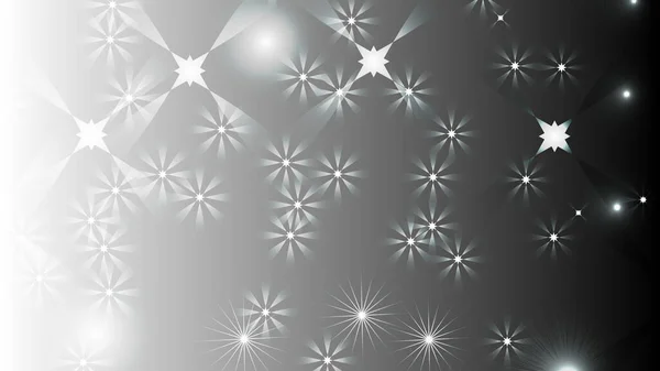 Zwart Abstract Licht Achtergrond Met Glitterkleurige Glanzende Bokeh Sterren Sprankelende — Stockfoto