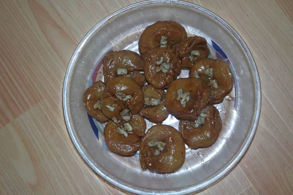 불리우는 맛있고 맛있는 아시아 음식을 놓는다 요리는 파키스탄 과인도 방글라데시에서 — 스톡 사진
