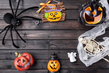 Geleneksel korkunç Cadılar Bayramı tatil arka plan